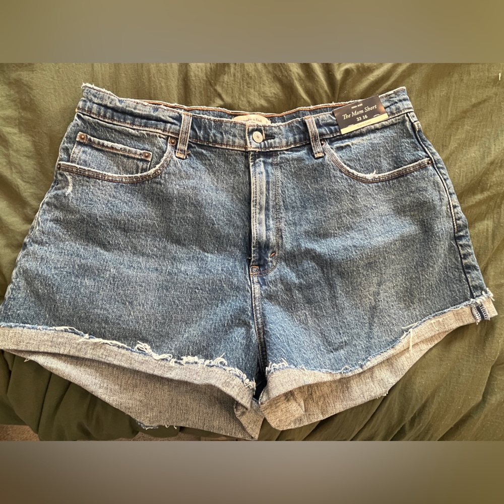 Abercrombie & Fitch Blue Jean Shorts